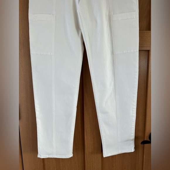 NWT MOTHER Denim Private Double Pocket Skimp Jeans Fairest of Them All White 31” - Picture 3 of 16